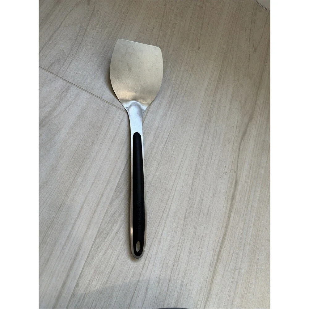 Calphalon Stainless Steel Solid Spatula Heavy Duty Cooking Comfort Grip 13-1/2